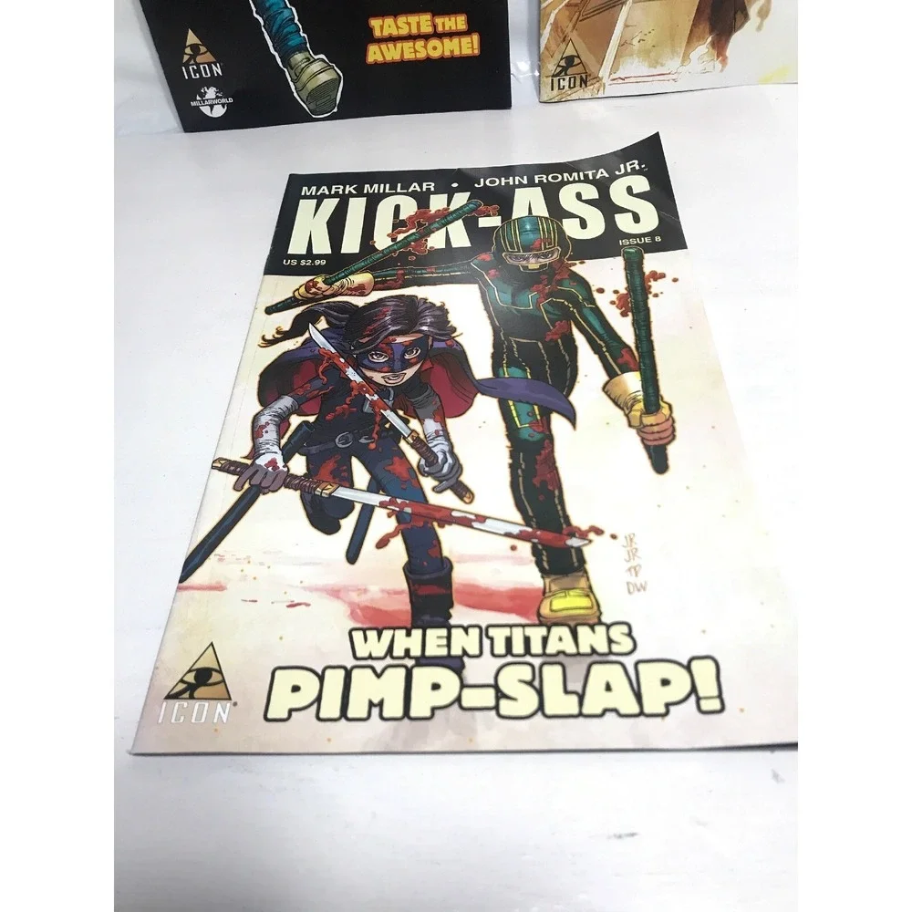 Kick-Ass Marvel Icon Comic Book issue 1,5,8 2009,2010